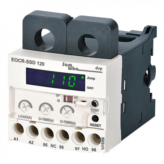 Relais de surcharge électronique numérique EOCR-SSD120, protecteur de moteur